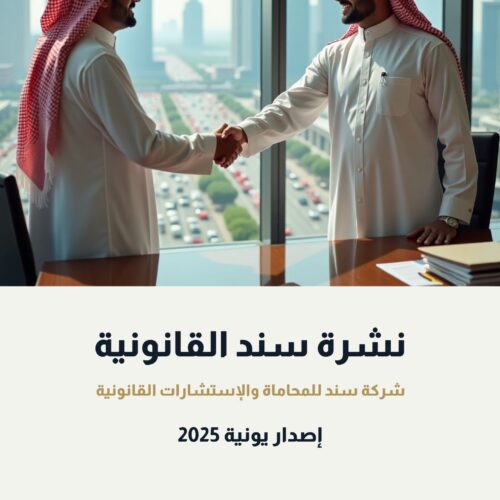 نشرة سند القانونية - يونية 2025