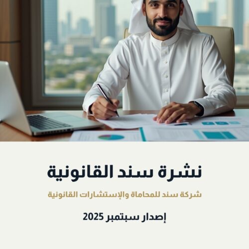 نشرة سند القانونية - سبتمبر 2025